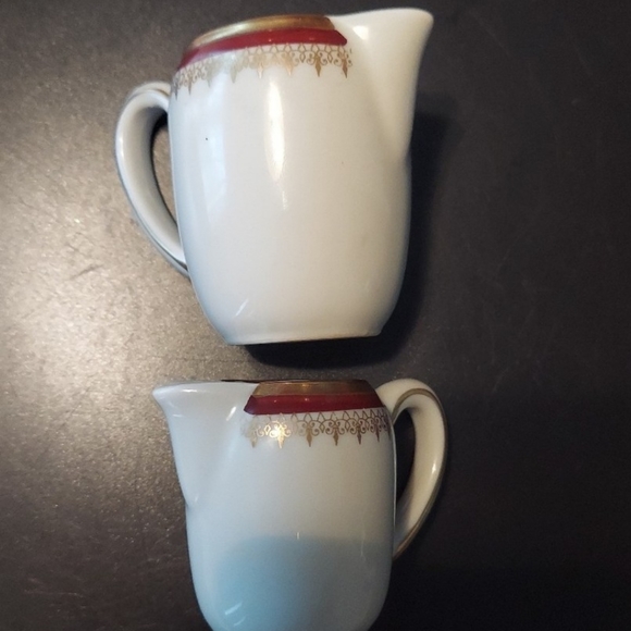 Vintage Suisse Langenthal Coffee Service Porcelain Cream Servers Set of 2 - Picture 10 of 12